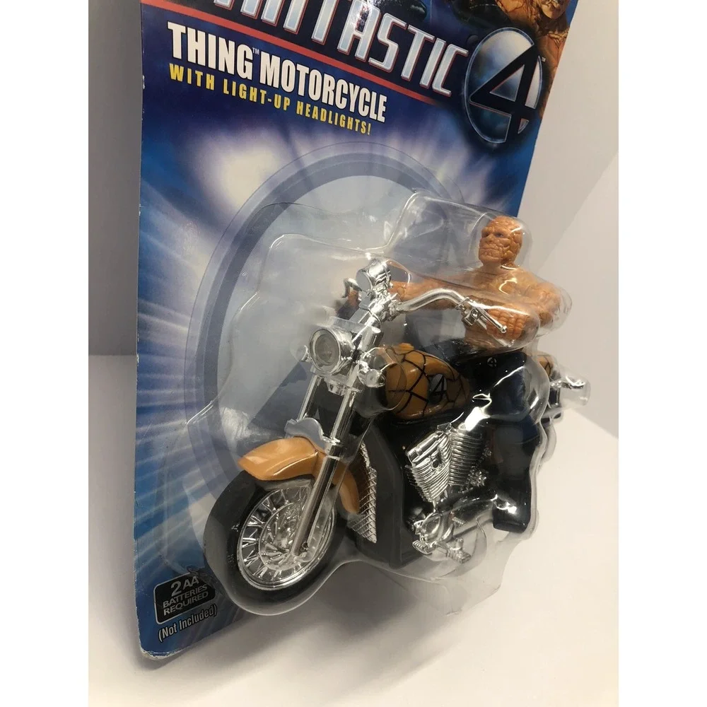 Marvel Toy Biz Fantastic Four 4 Thing Bump and Go Rock Cycle w/ Headlight NISP